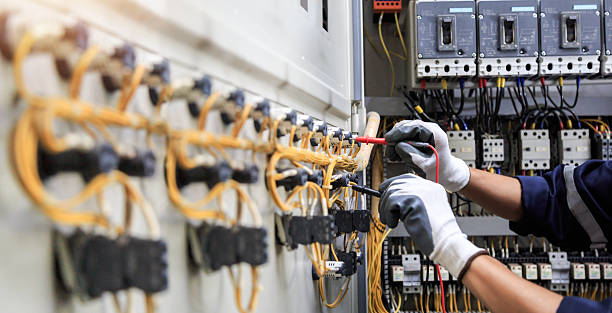 Professional Electrician technician working in Newport East, RI